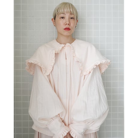 【4/6〜再予約販売】 SHELTER BLOUSE - pink
