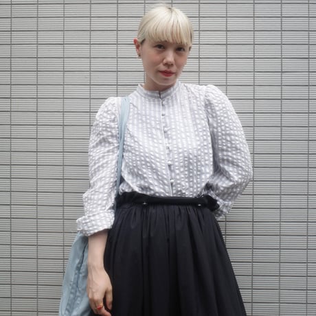 PARASOL STRIPES BLOUSE JACKET - cloudy gray