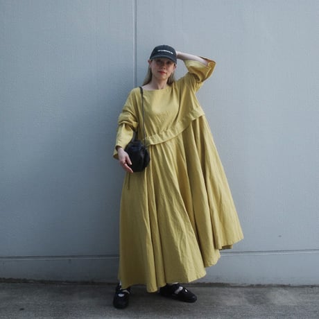 YO-JO- DRESS - TURMERIC -