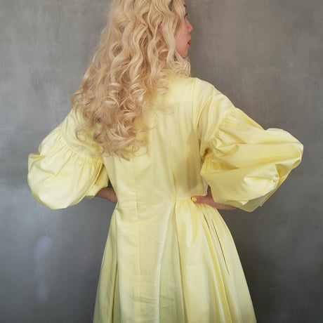 “BOUQUET” lots of little happiness DRESS - YELLOW