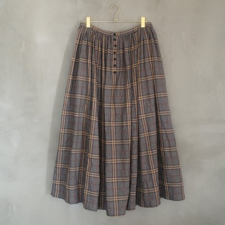 SEASON GAP LAB. check skirt-03