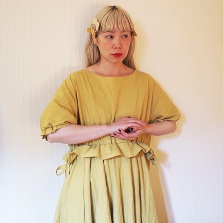 YO-JO- DRESS - TURMERIC -
