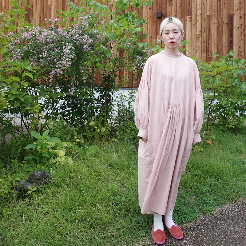 NEIGHBOR'S TEA TOWEL DRESS - PINK | madder madder