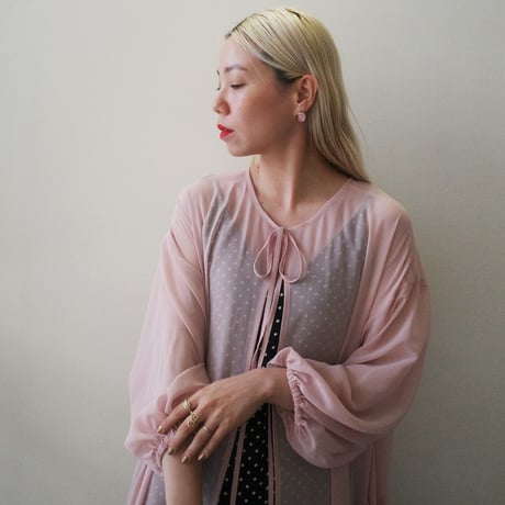 “TEA BREAK” 2WAY GOWN DRESS - pink