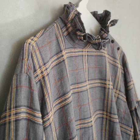 SEASON GAP LAB. check frill blouse - 03