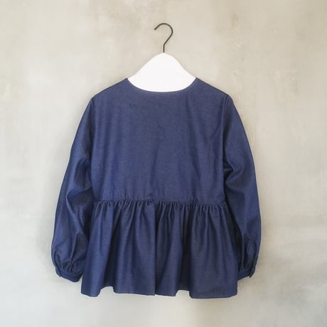 “Zephyrus” first breath  blouse jacket - navy