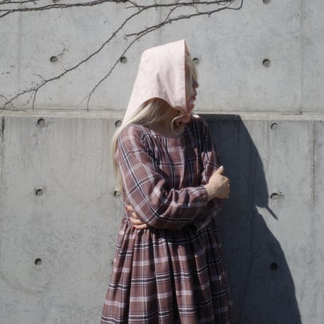 ON/OFF “Luna” magical sleeve check dress