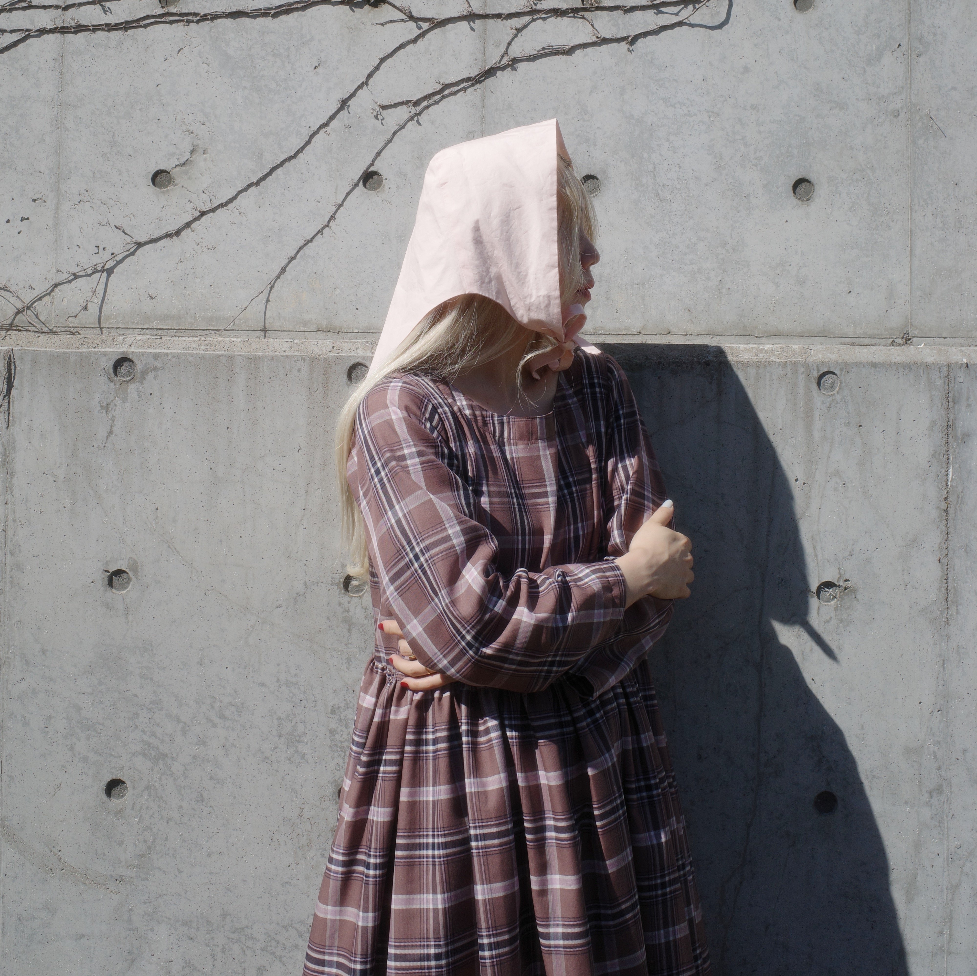 ON/OFF “Luna” magical sleeve check dress | madd