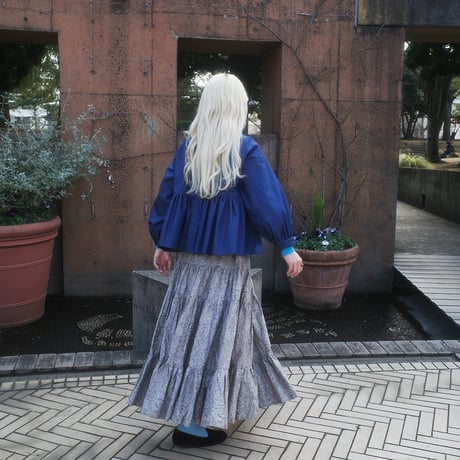 LUCKY PAISLEY DANDAN SKIRT - Moon light illusion