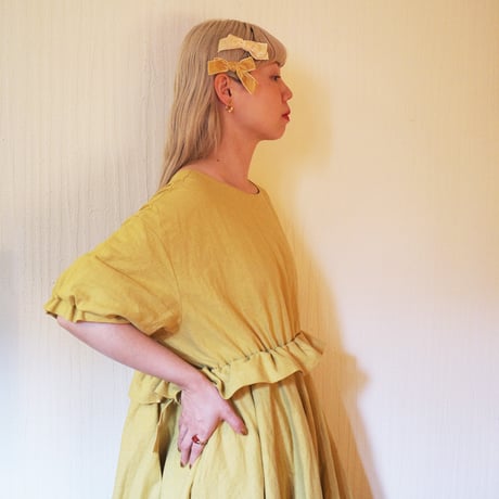 YO-JO- DRESS - TURMERIC -