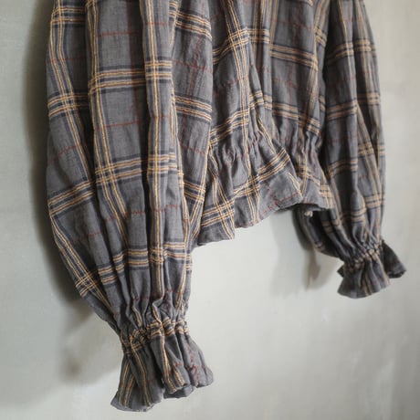 SEASON GAP LAB. check frill blouse - 03