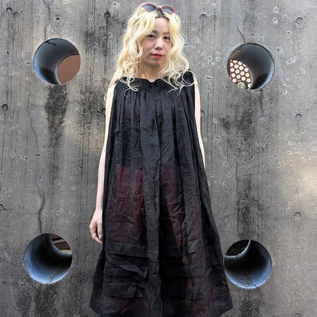TUCK VEIL-TUNIC-SKIRT