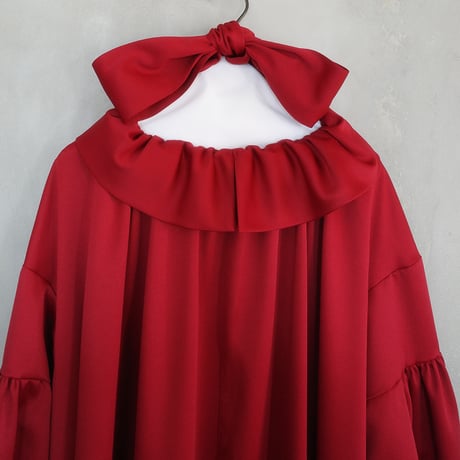CREAM SODA? CHERRY RIBBON DRESS