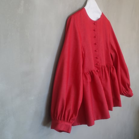 “Zephyrus” first breath  blouse jacket - red