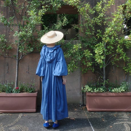 CANDY SLEEVE ANORAK？ DRESS - BLUE