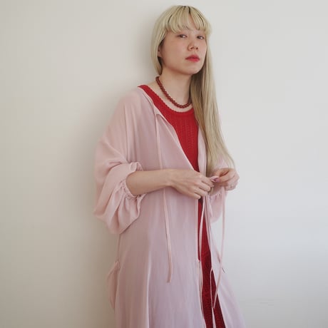 “TEA BREAK” 2WAY GOWN DRESS - pink
