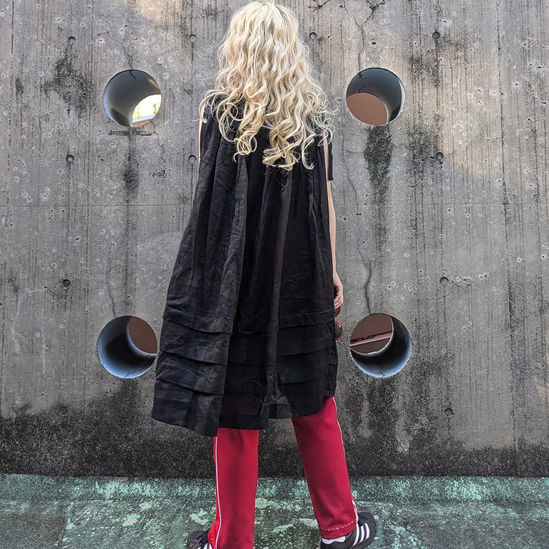 madder madder flower apron skirt ピンク Mihoko Saito 緩くではなく  