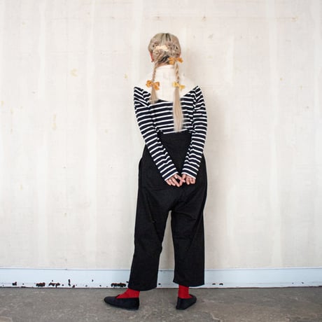 MANY MANY MOON PANTS - BLACK MOON