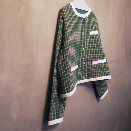 ON/OFF 182 BLOUSE JACKET - GREEN SMOOTHIE