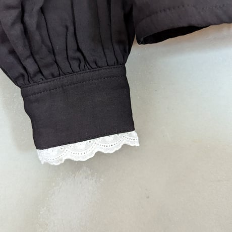 GO GO VINTAGE! BLOUSE - BLACK&WHITE