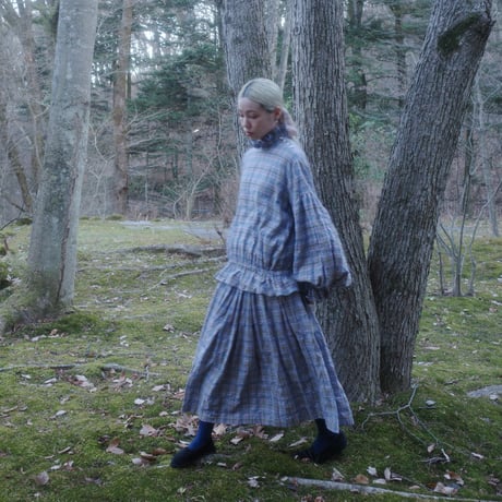 SEASON GAP LAB. check skirt-01