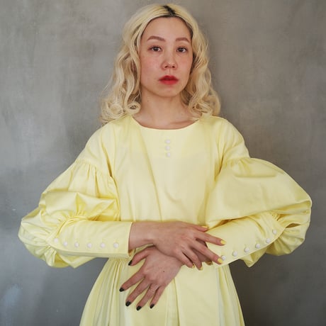 “BOUQUET” lots of little happiness DRESS - YELLOW