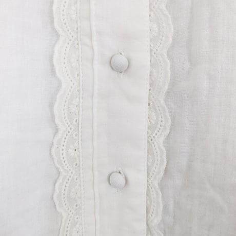 GO GO VINTAGE! BLOUSE - WHITE