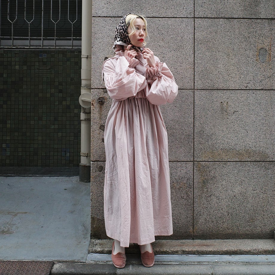 madder madder　キャンディースリーブアノラック CANDY SLEEVE ANORAK？ DRESS - PINK | madder madder