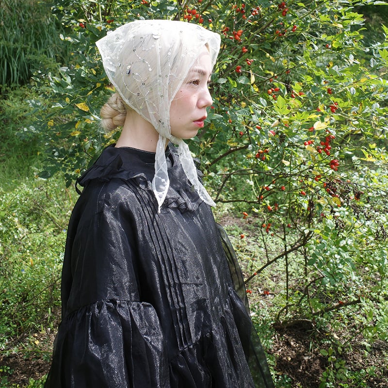 DOLL ORGANZA TUCK DRESS | madder madder