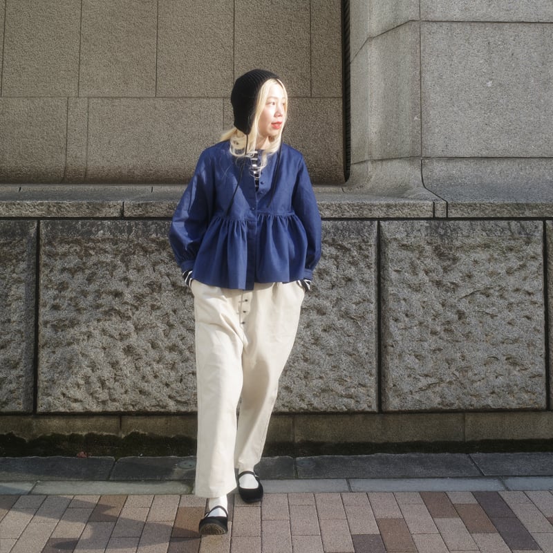 Zephyrus” first breath blouse jacket - navy |