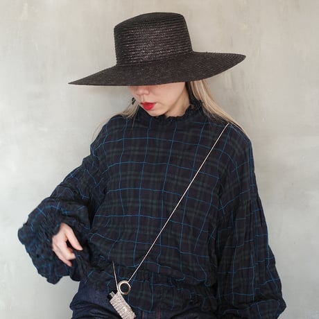 SEASON GAP LAB. check frill blouse - 02