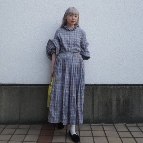 SEASON GAP LAB. check skirt-01