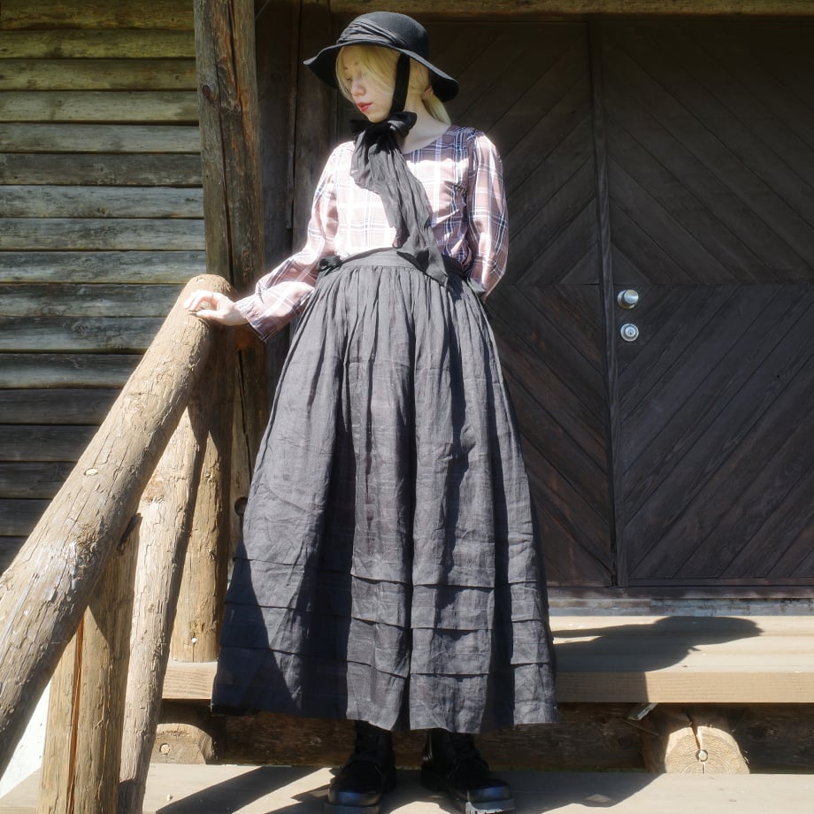 TUCK VEIL-TUNIC-SKIRT | madder madder