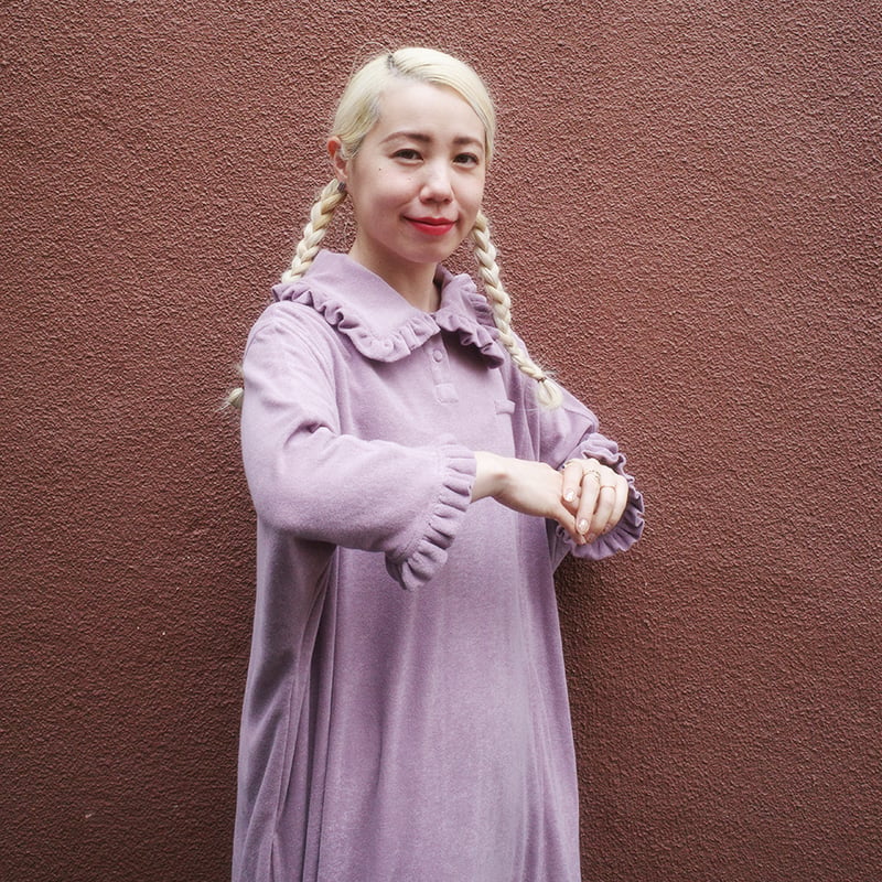 BATH TOWEL SET DRESS - PURPLE | madder madder