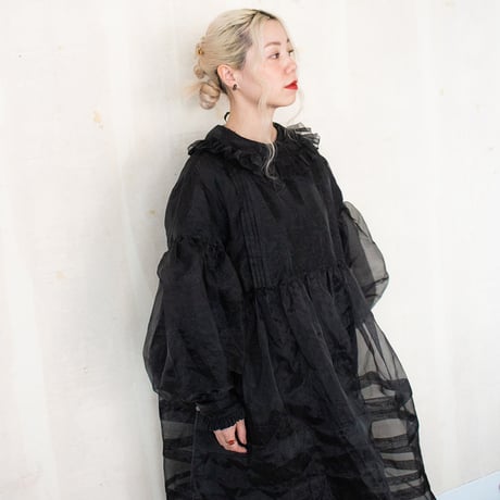 【新品未使用】maddermadder MM DEPARTMENT DRESS MM DEPARTMENT STORE UNIFORM MINI DRESS - groun