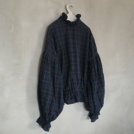 SEASON GAP LAB. check frill blouse - 02