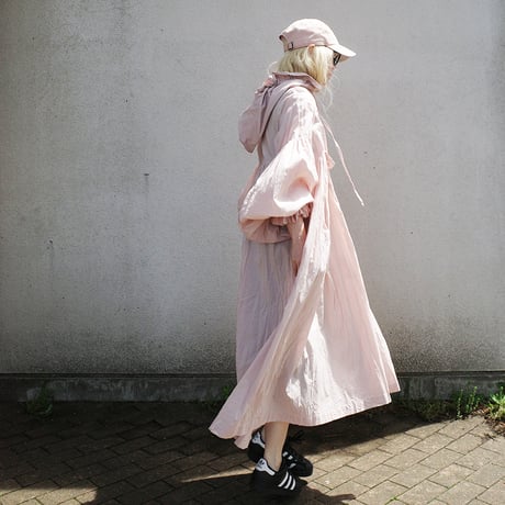 CANDY SLEEVE ANORAK？ DRESS - PINK