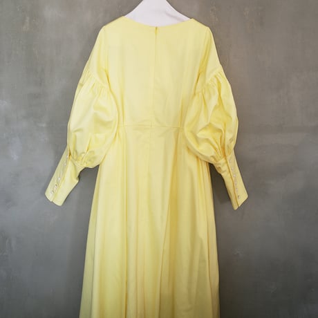 “BOUQUET” lots of little happiness DRESS - YELLOW