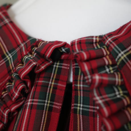 “DERA” CHECK SHELTER BLOUSE