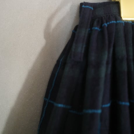 SEASON GAP LAB. check skirt-02