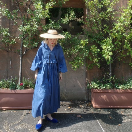 CANDY SLEEVE ANORAK？ DRESS - BLUE