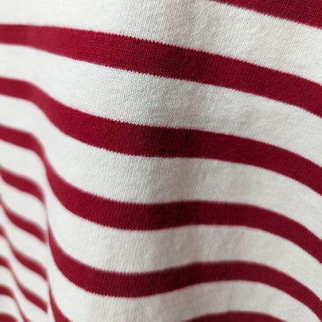 grandpappy's basque shirt - red & off white