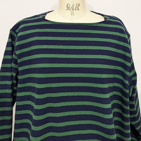 grandpappy's basque shirt - green & navy
