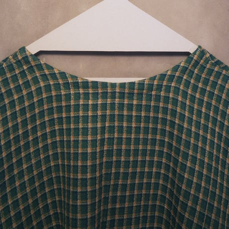 ON/OFF CHECK 182 DRESS - GREEN SMOOTHIE