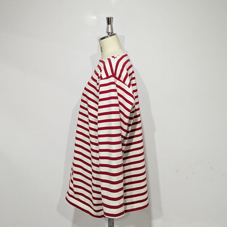 grandpappy's basque shirt - red & off white