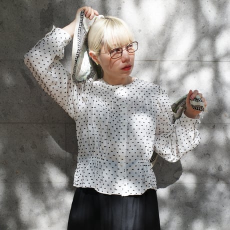 Tang Yuan Parlor's BLOUSE - mochi2 white