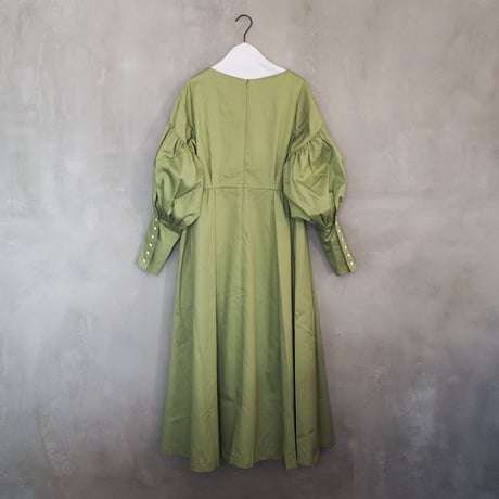 “BOUQUET” lots of little happiness DRESS - GREEN