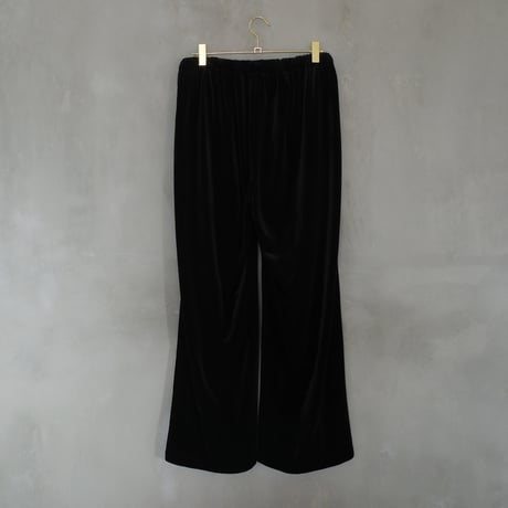 GO GO VINTAGE!  VELOUR PANTS  - onyx