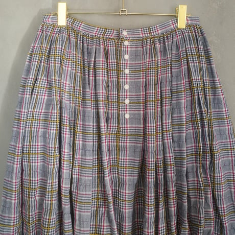 SEASON GAP LAB. check skirt-01