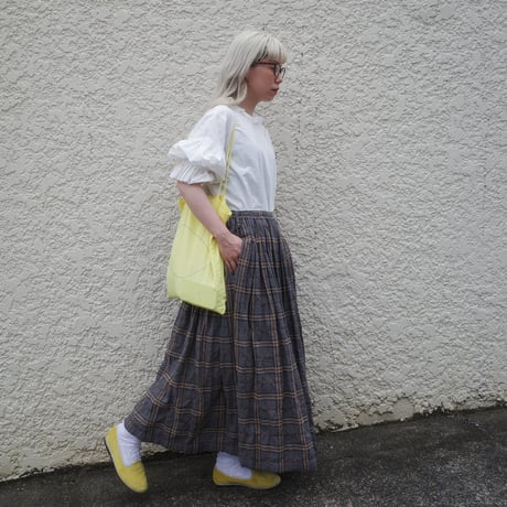 SEASON GAP LAB. check skirt-03